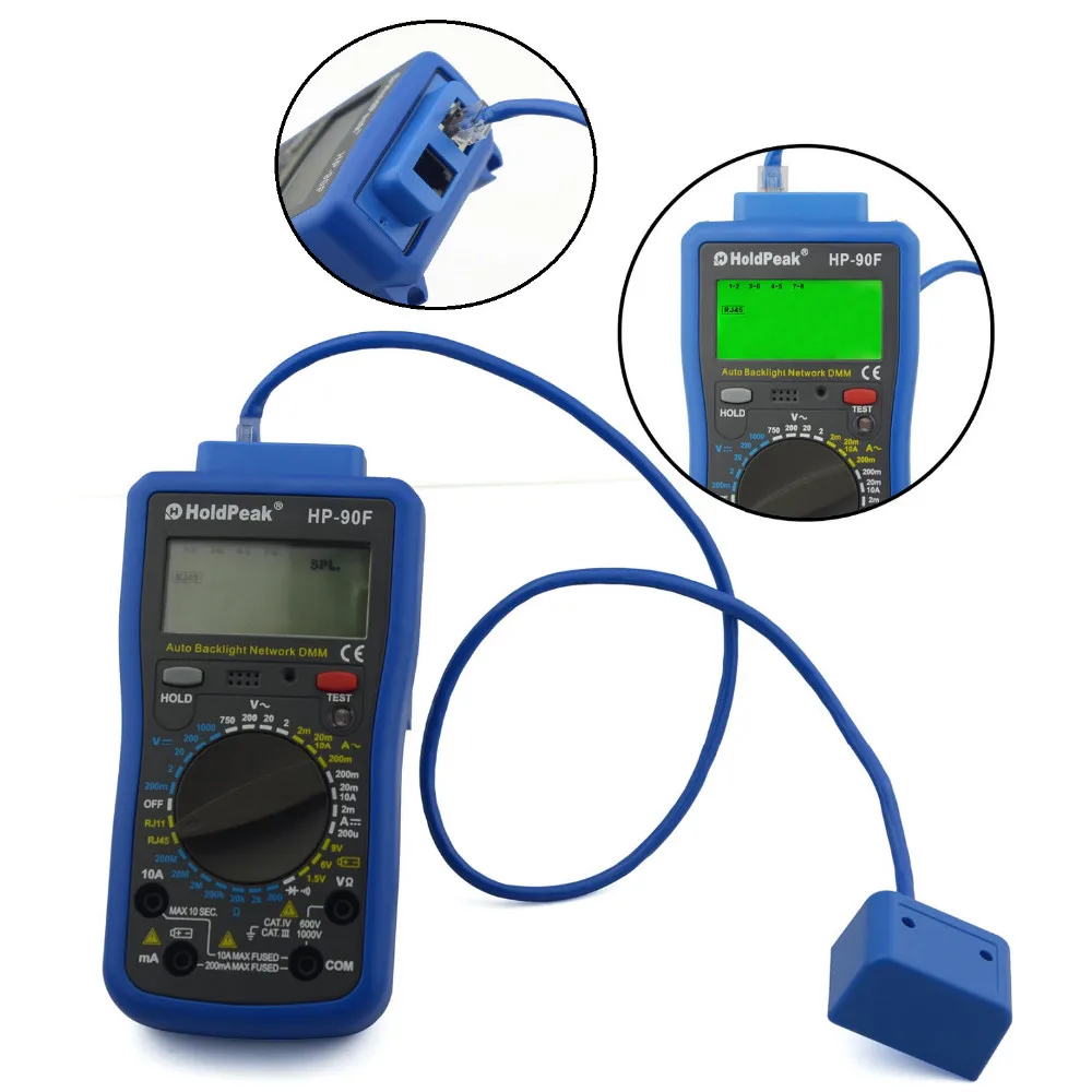 Multimetro Digital HoldPeak HP 90F Digital Network Multimeter Meter