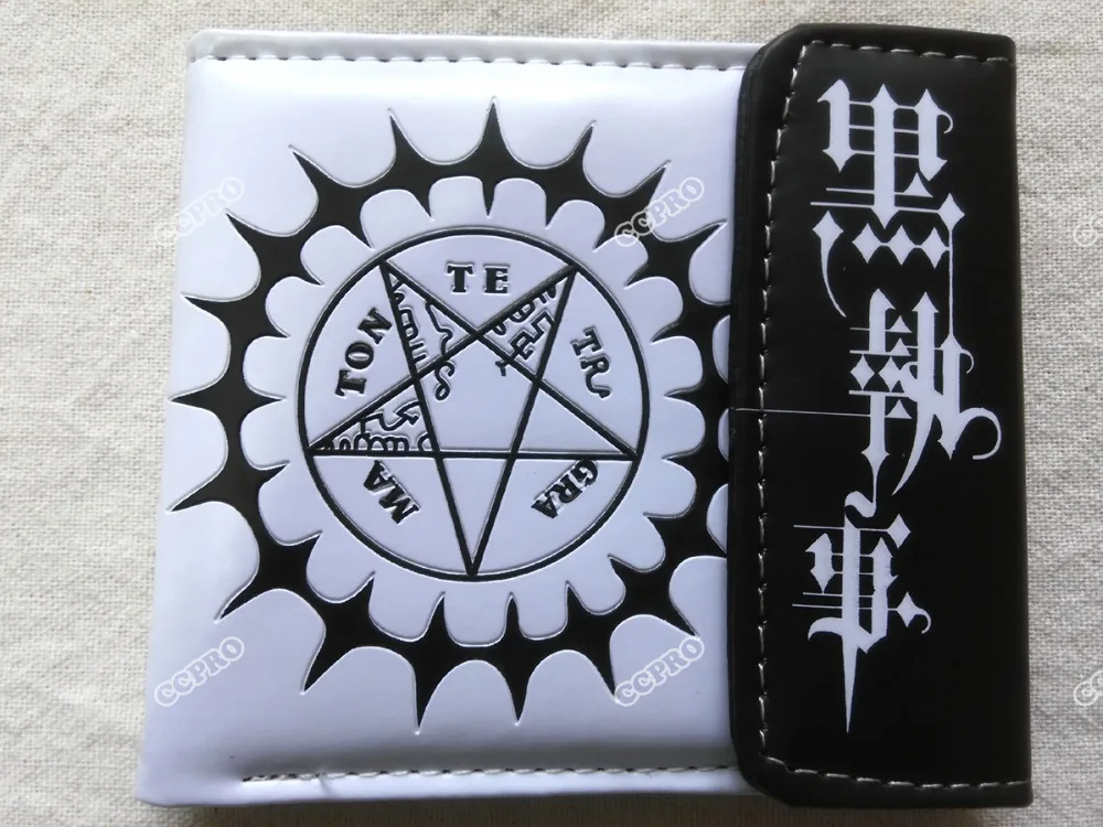 Anime Black Butler Pu Short Wallet W Button Of Ciel