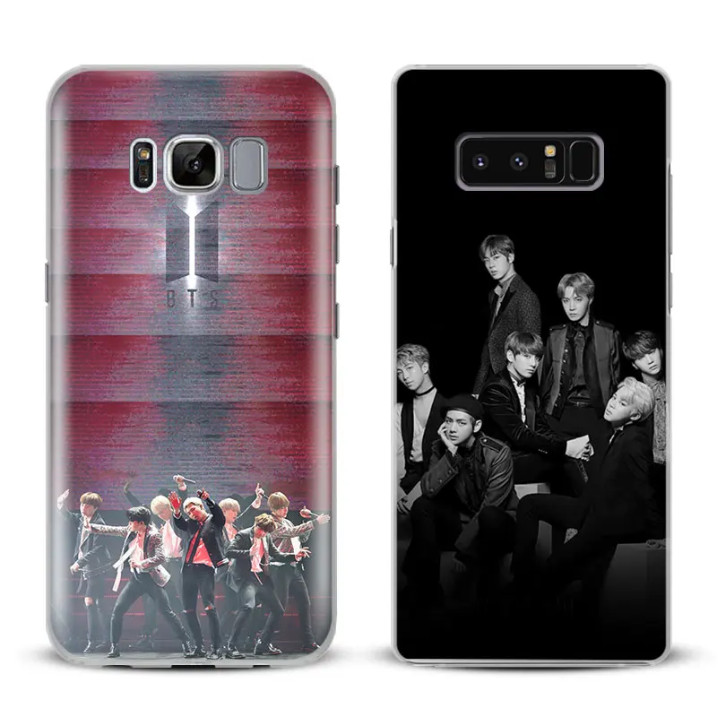 

BTS Bangtan Boys KPOP band Phone Case Cover For Samsung Galaxy S4 S5 S6 S7 Edge S8 s9 Plus Note 8 2 3 4 5 A5 A7 J5 2016 J7 2017