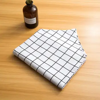 

Linen Plaid European Style Table Runner Fashion Contracted Tea Table Cover Modern High Quality Home Textile Table Decoration