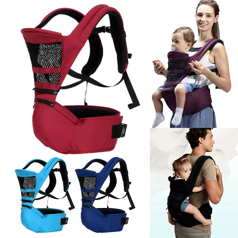 0-30 месяцев дышащий для облицовки ребенка перевозчик 4 в 1 детский Удобный слинг рюкзак мешок обернуть ребенка кенгуру ремень