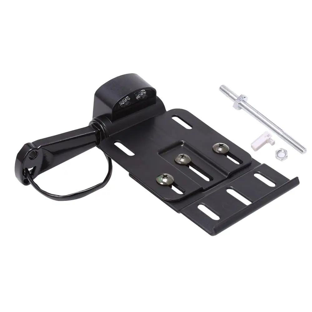 

Motorcycle Telescopic Folding LED Light Side Mount License Plate Holder For Harley Dyna Fat boy Sportster 883 1200 XL 07-16