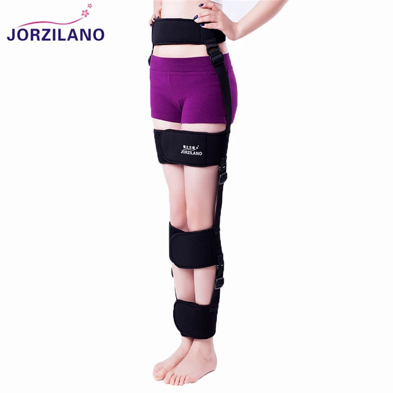 JORZILANO Adult Adjustable O/X Leg Orthotic Corrector Belts Braces Leg