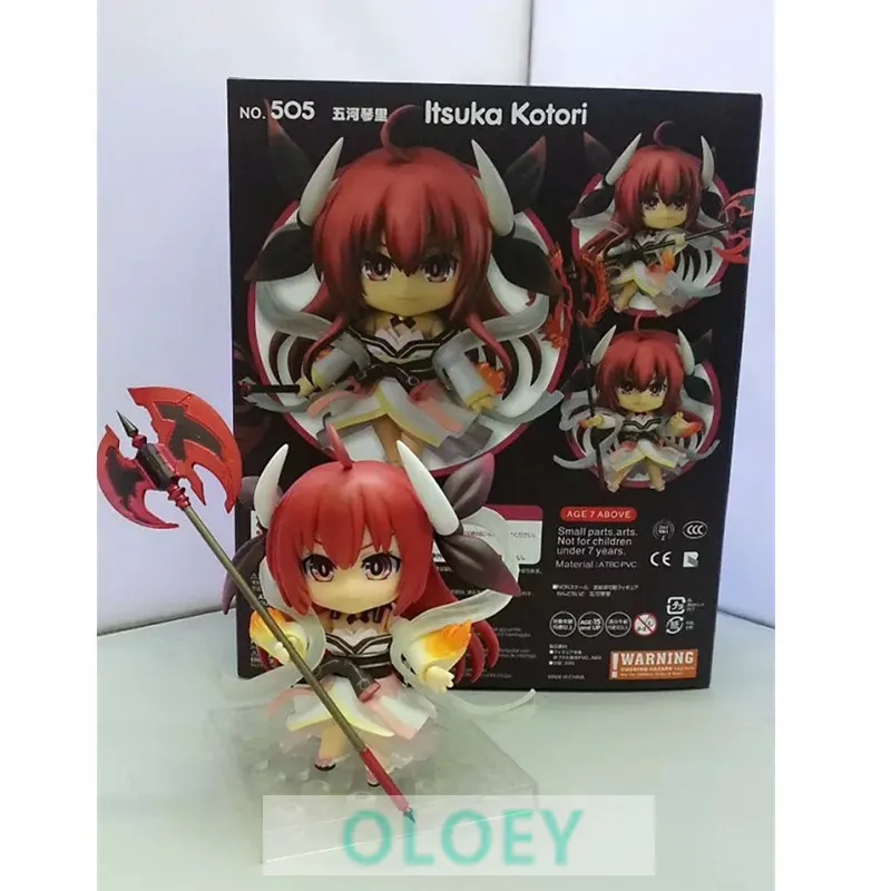 4 дюйма Дата A LIVE Q версия Itsuka Kotori #505 GSC раттоскр Nendoroid ПВХ фигурка Коллекционная