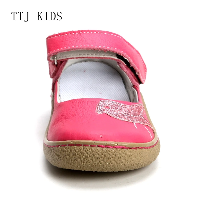COPODENIEVE Top Brand Quality Genuine Leather Children toddler girl kids Shoes For Fashion Barefoot Sneaker Mary Jane Free Ship