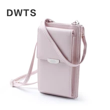 Новинка, Женский кошелек на каждый день, брендовый кошелек для мобильного телефона, большие держатели для карт, кошелек, сумочка, клатч, сумка на ремне через плечо