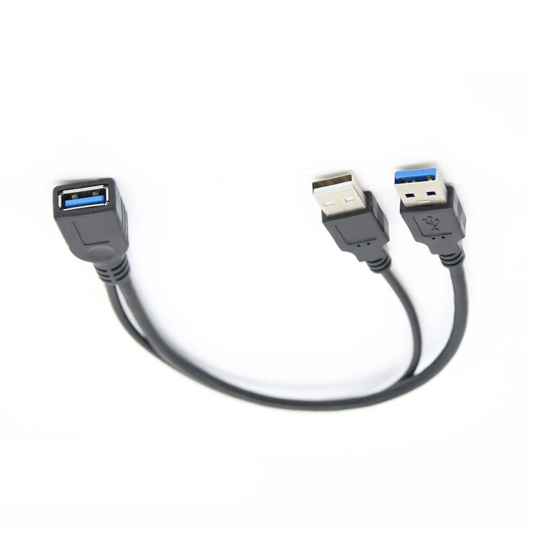 0 3 м Кабель USB с двумя разъемами и для передачи данных дополнительным питанием 2 usb