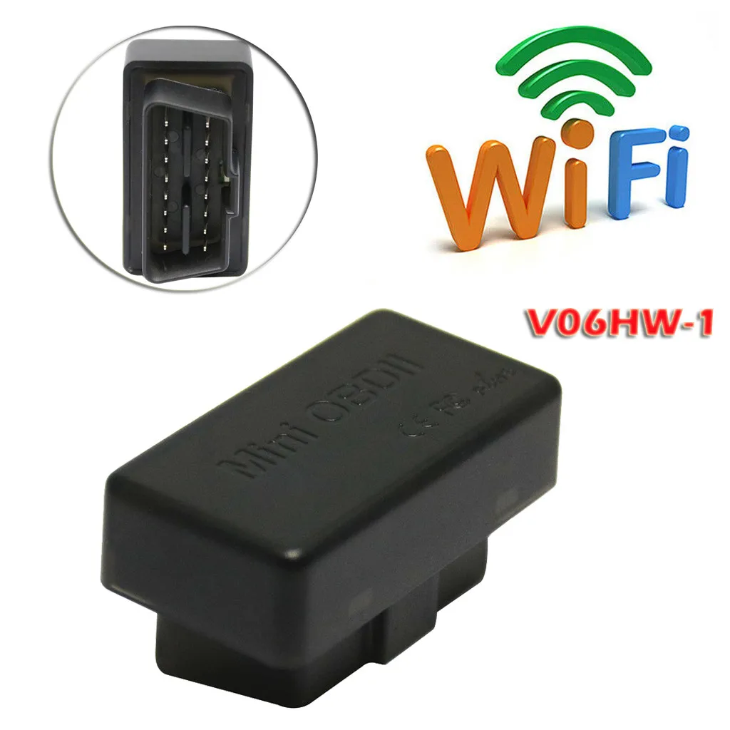 V06HW 1 Автомобиль WiFi версия V1.5 Диагностический Сканер Поддержка OBDII протокол ND #
