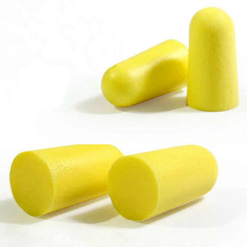 

10 PiecesYellow Ear Plugs Silicone Ear Protection Earplugs For Sleeping Foam Plug Anti-Noise Reduction Hearing Protection DES001