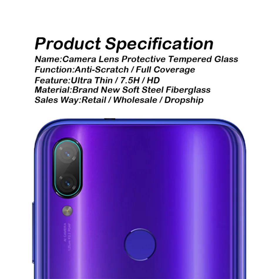 Back Camera Lens Film on Redmi Note 7 5 6 Pro 04