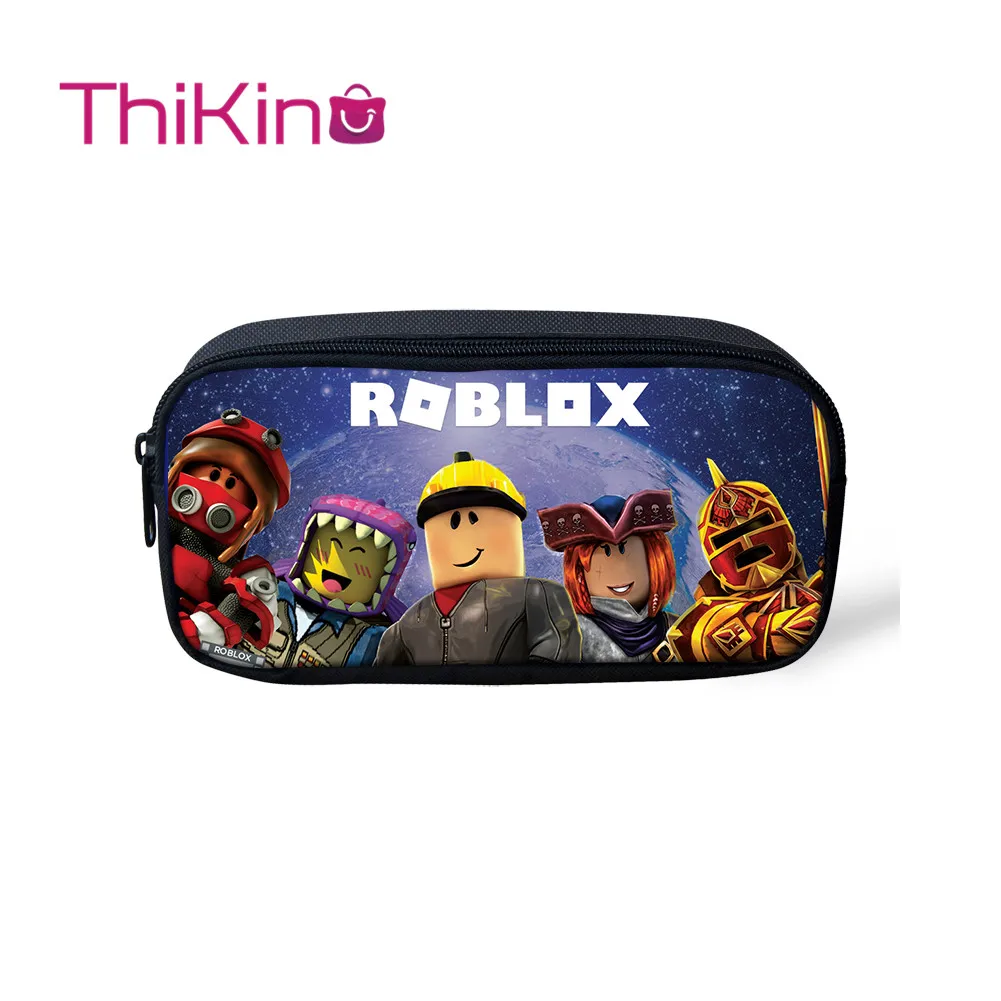 

Thikin Roblox Game Casual Pencil BagsTeens Pen Bag for Boys Pen Case Student Makeup Storage HandBags Pen Purses for Kids