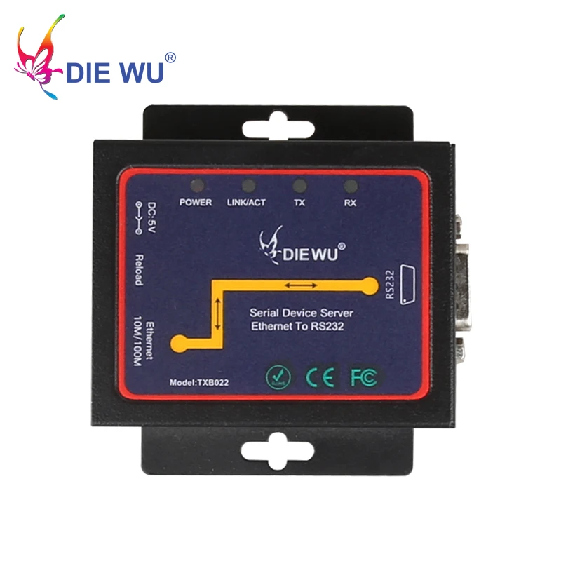 Conversor Serial Rs232 Industrial Tcp Udp Dispositivo Serial Rs232 para Ethernet Suporta Sistema Windows - Imagem 5
