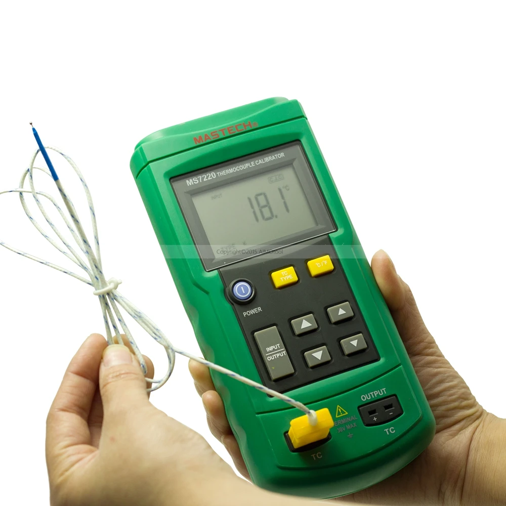 MASTECH MS7220 Профессиональный Калибратор измеритель термопары|tester meter|tester professionaltester