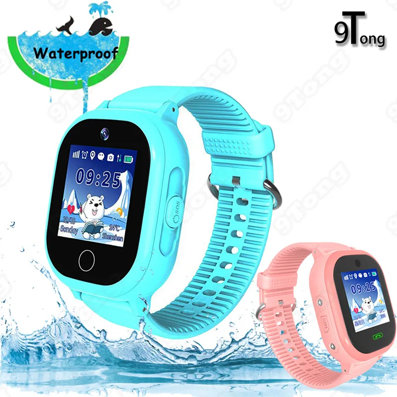 

Newest Swimming Kids Smart Watch Waterproof GPS Tracker Watch Phone for Children with SOS Call Camera Touch Screen Study #C0
