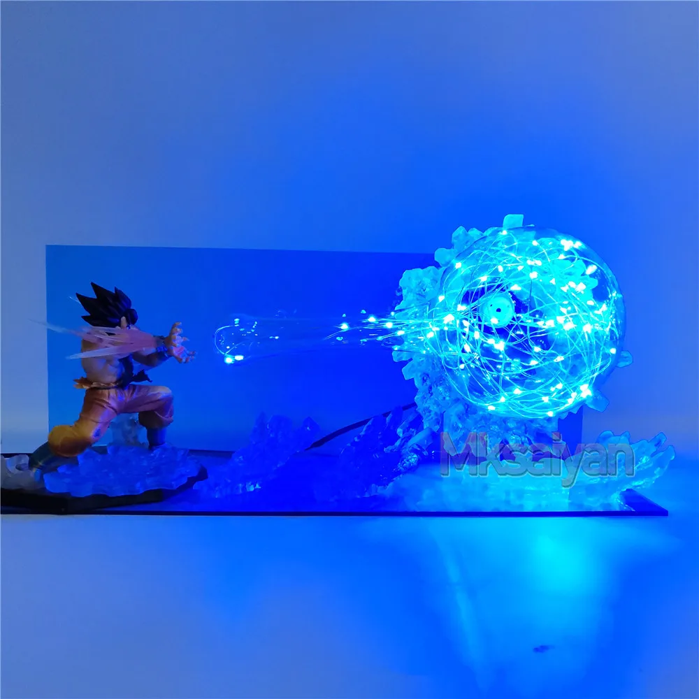 Лампа в виде дракона жемчуга супер Broly VS Goku игрушка Kamehameha фигурки со