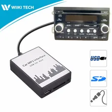 APPS2Car Car Radio USB SD AUX Interface Digital Music Changer Mp3 Adapter for Honda Element 2003-2011 fits selected OEM Radios