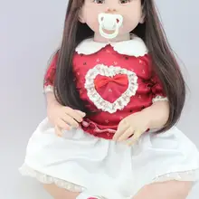 Большой размер 70 см Reborn Малыш Arianna Tatiana baby Sillicon куклы наивысшего качества Игрушки для девочек