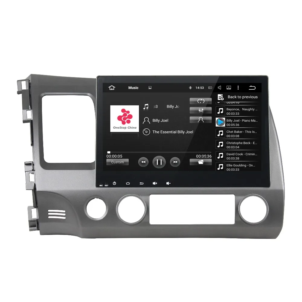 10," Восьмиядерный ips экран Android 9,0 Автомобильный gps Радио навигатор для Honda Civic 2006-2011 с 4G/Wifi, DVR OBD 1080P