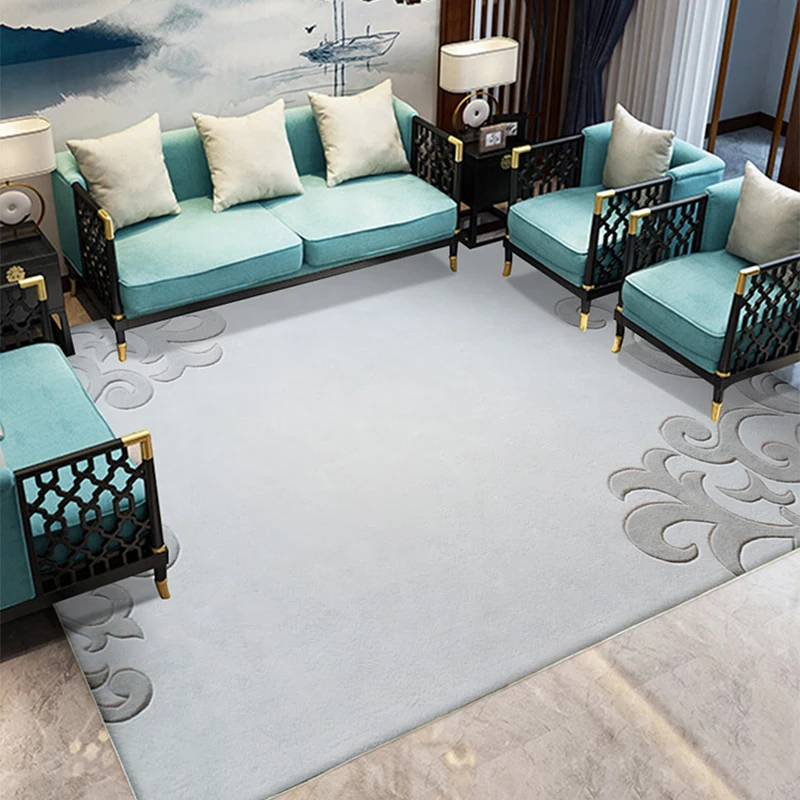Европейские и американские Цветочные ковры для Гостиная индивидуальный заказ коврик большой мат для прихожей спальня гостиная шерстяные ковры