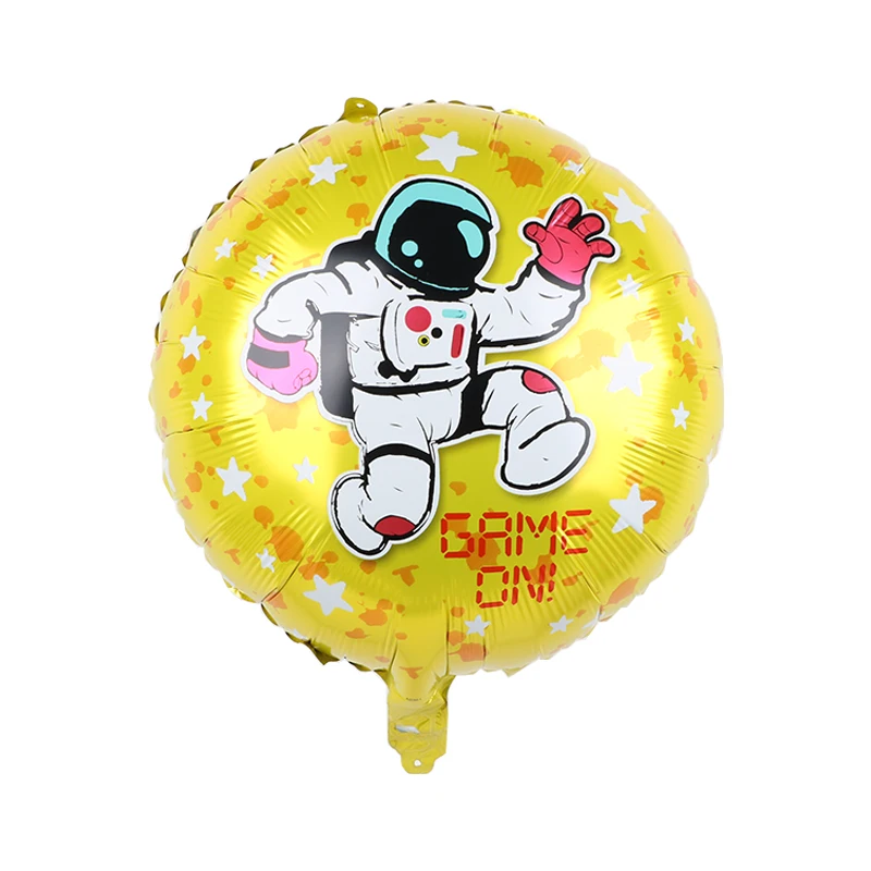 5 шт. Гигантские Воздушные шары из фольги астронавта, космические шары для маленьких мальчиков, украшения для дня рождения, детский надувной шар, игрушечные ракеты супергероя
