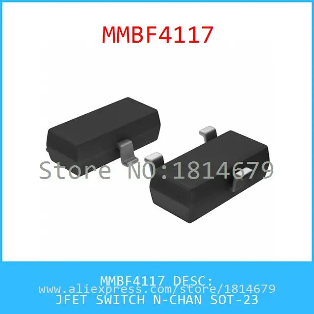 Free Shipping 5PCS/lot MMBF4117 JFET SWITCH N-CHAN SOT-23 4117 |