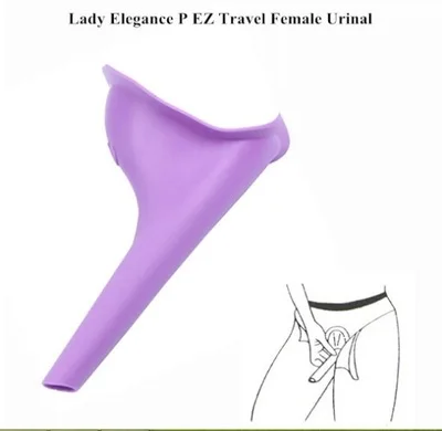 المحمولة reusable أنثى التبول الجهاز التخييم سفر سيدة الأناقة p ez المرأة المبولة كما شوهد على مع حقيبة opp