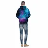 PLstar Cosmos Galaxy Space Hoodies For Women Men Streetwear Brand Clothing Hooded Sweatshirt 3d Print Hoody casual Pullover ► Photo 2/6