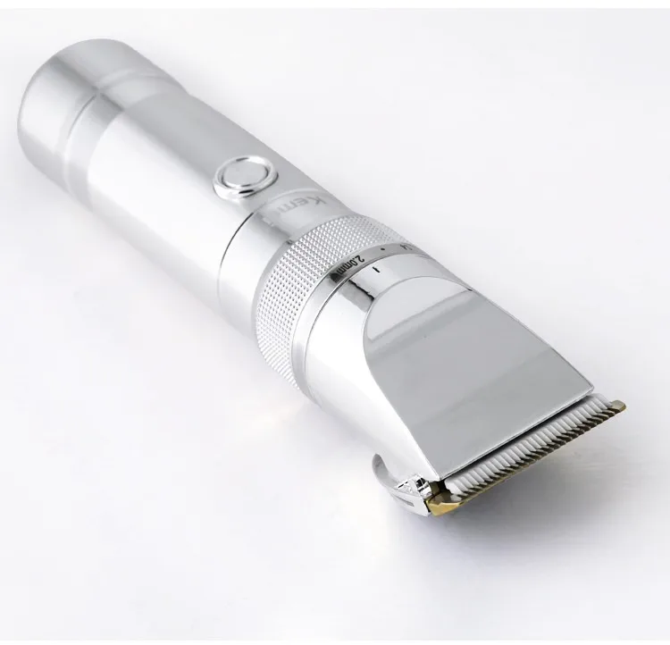 Kemei hair clipper rechargeable hair trimmer cutting men beard razor electric trimmer electric shaving machine for barber