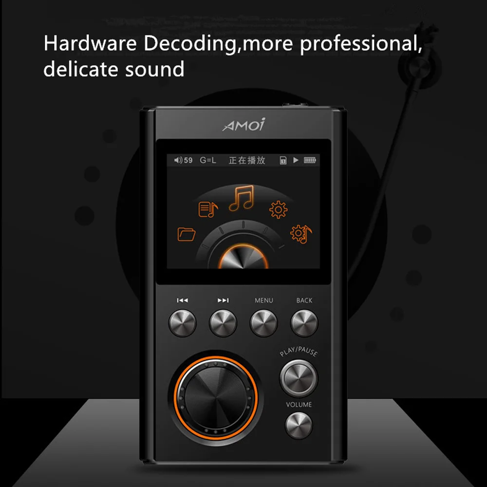 Мини mp3 плеер DSD64 8 Гб 16 24 бит/192 кГц HiFi MP3 музыкальный из цинкового сплава без потерь