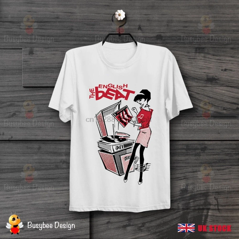 

T Shirts Fashion 2019 THE ENGLISH BEAT RUDE GIRL LOGO THE BEAT 2 TONE SKA Retro Unisex T Shirt Crew Neck Men Short-Sleeve