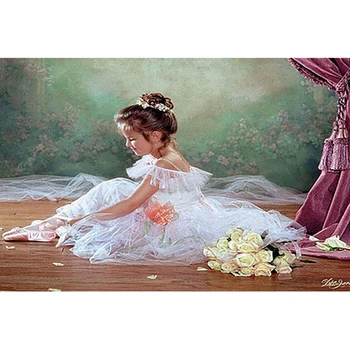 

RS1768 Diamond embroidery ballet mosaic pattern 5d diy diamond painting girl full drill resin Pictures of rhinestones Hobby craf