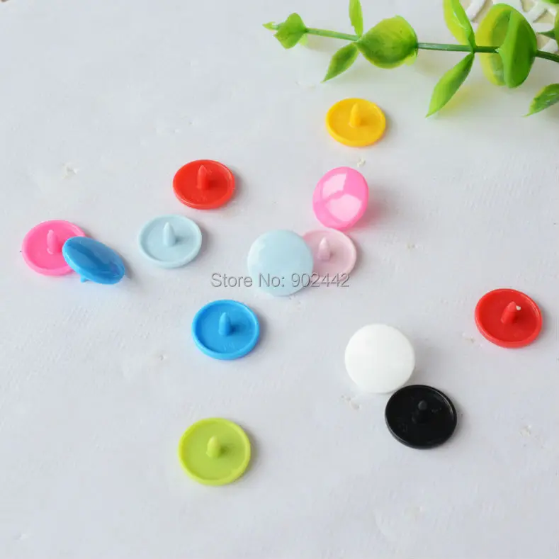 Free Shipping 2000 Sets/lot Glossy T3 KAM Plastic Snaps for Baby