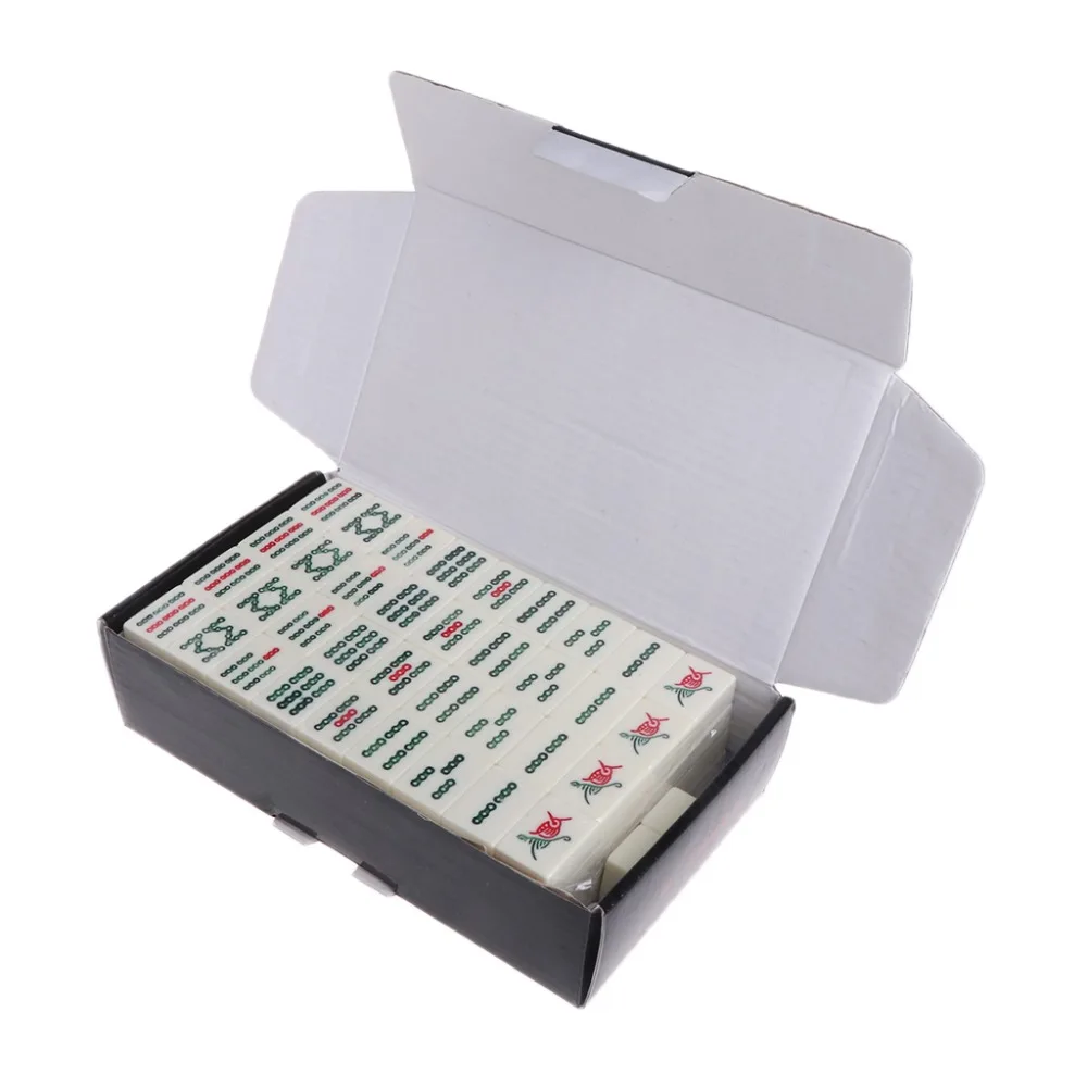 

Portable Mahjong Set Chinese Antique Mini Mahjong Games Home Games Mini Mahjong