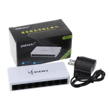 Камер Мгновенной Печати Mini 8 Порты Fast Ethernet RJ45 10/100 Мбит сетевой коммутатор настольный коммутатор