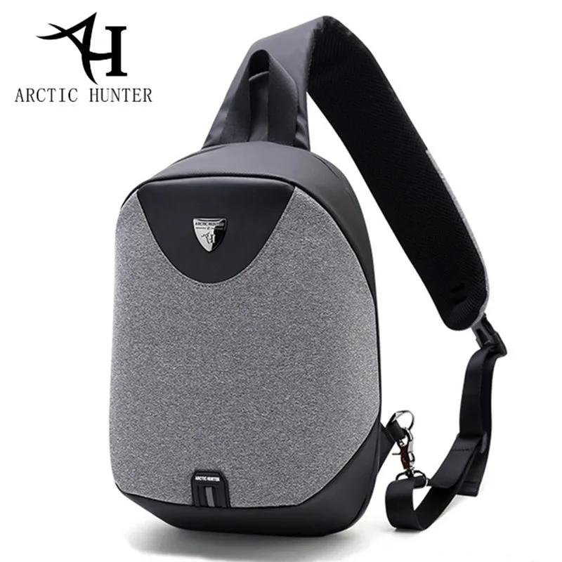 

ARCTIC HUNTER Large Capacity Chest Pack Messenger Bags Men's School Bag Modern Shoulder Bag Unisex Crossbody Bag 2018 spring ne