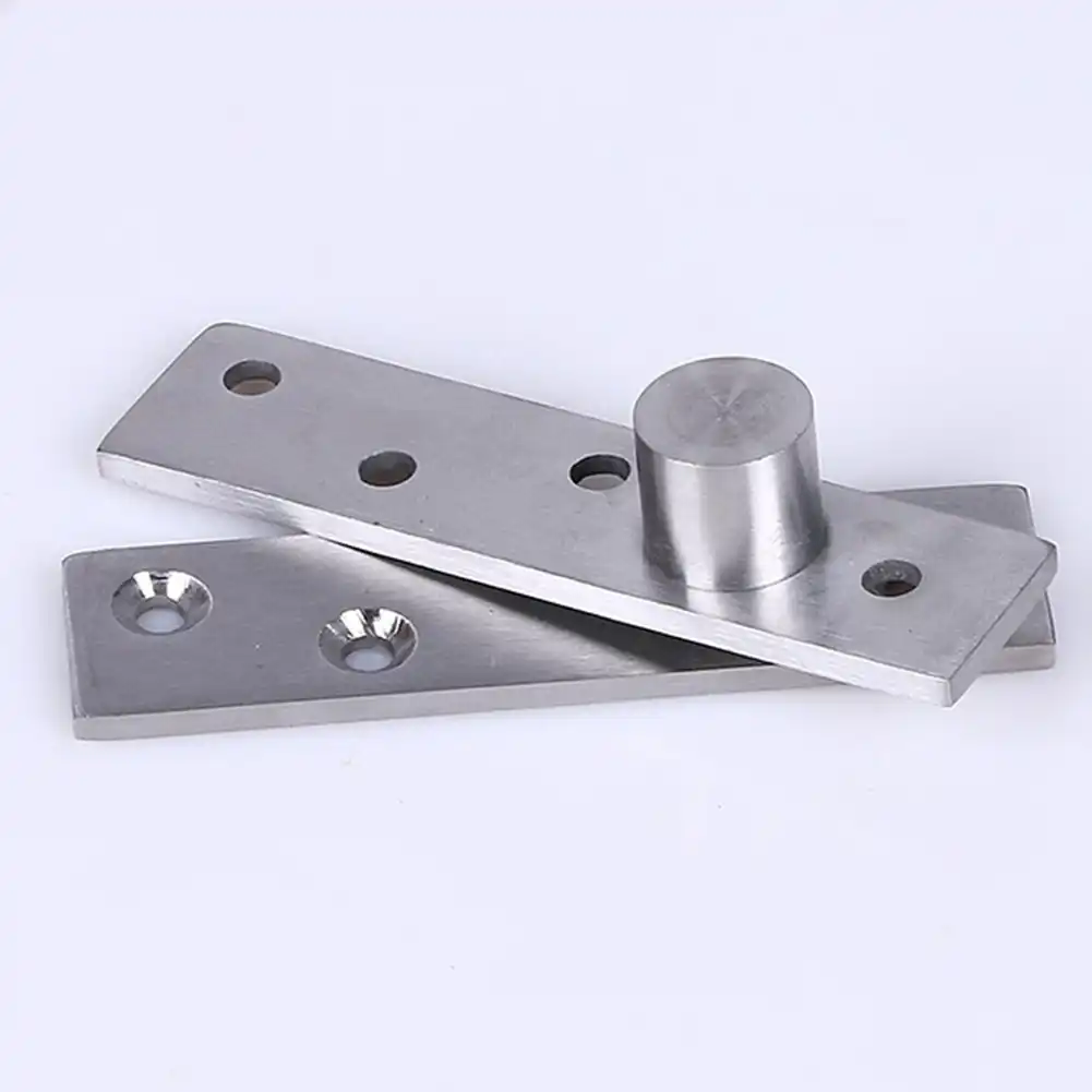 1 Pair Core Shift Closet Pivot Hinge Up Down Conceal Furniture Rotating Stainless Steel Hardware Door 360 Degree