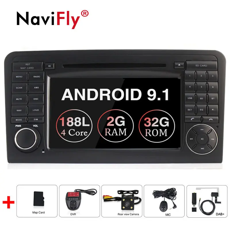 2din Android 9 1 автомобильный dvd плеер GPS навигация для Mercedes Benz ML CLASS W164 ML300 ML350 ML500 GL X164 GL320