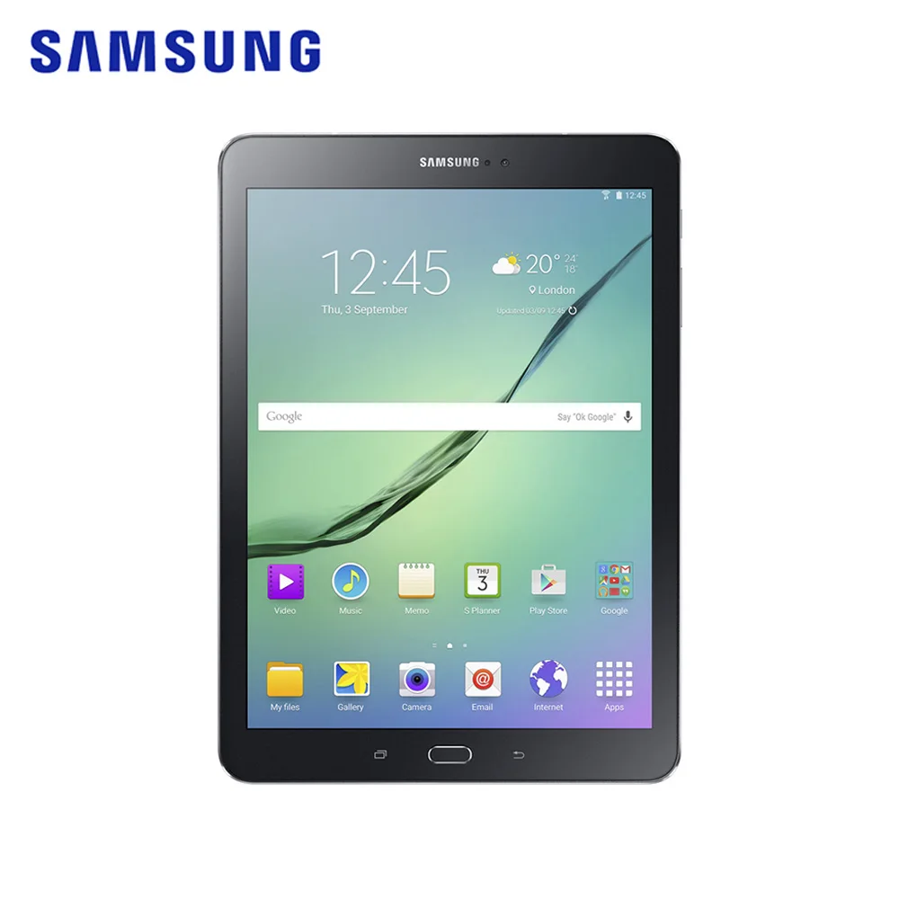 Оригинальный samsung планшет Galaxy Tab S2 SM-T813 9,7 "2 К (Wi-Fi, Восьмиядерный Exynos процессор, 3 ГБ, 32 ГБ, Android 6,0) черный планшет