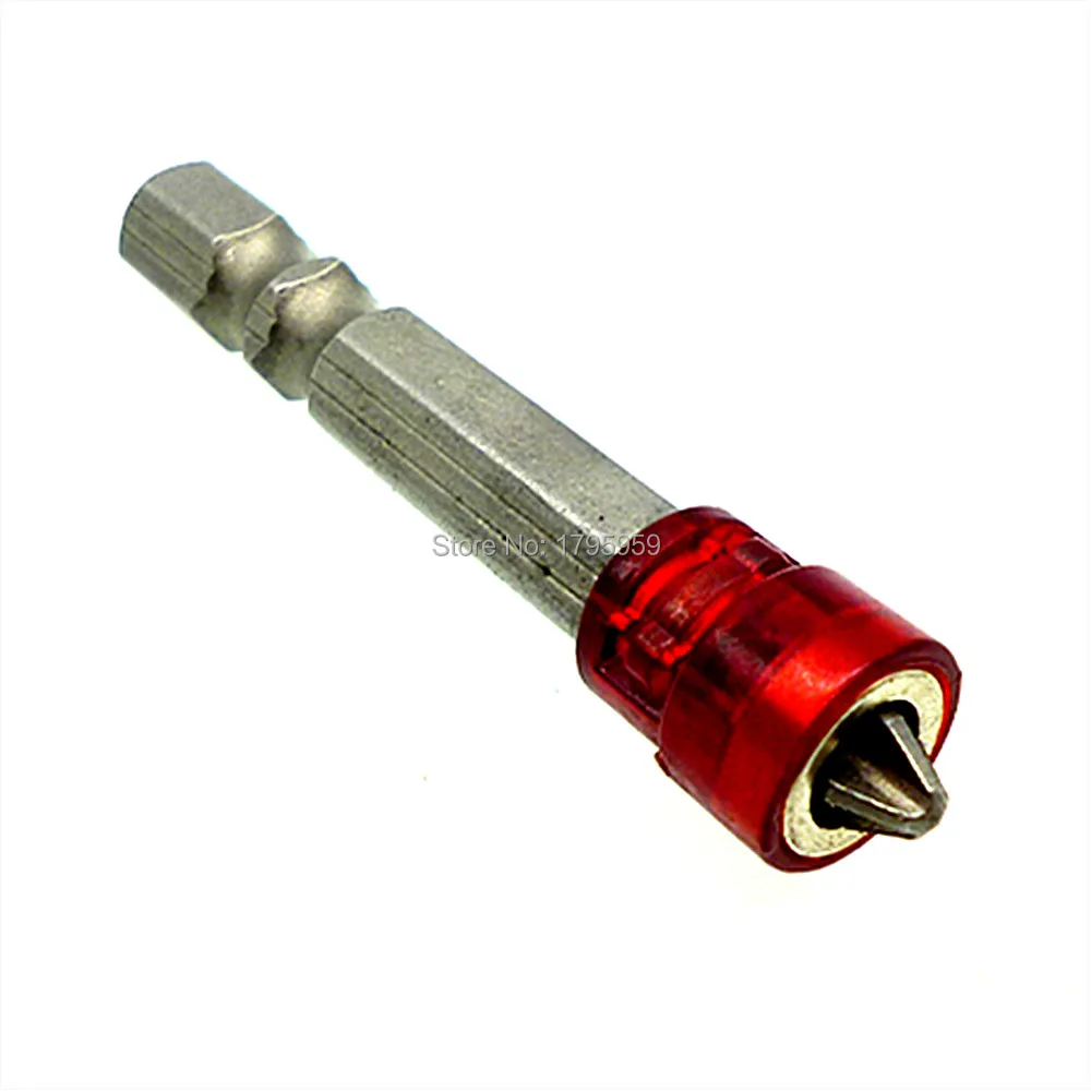 

Screwdriver Bit 50mm PH2 Magnetic Phillips Drywall Screw Driver Bit Tool 1/4" Hex Shank With Depth Stop For Drywall Screws