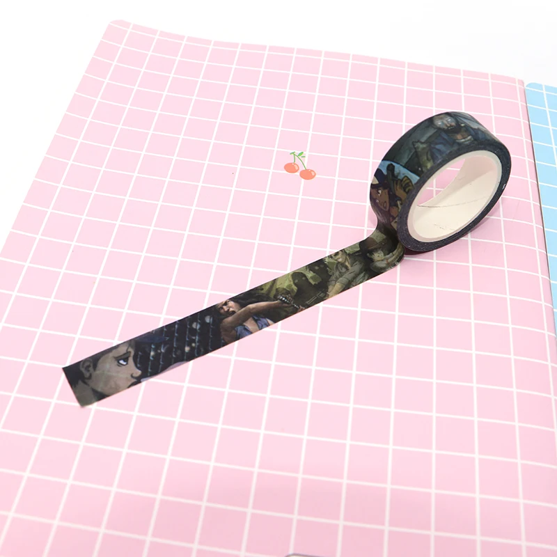 

2pcs/lot The Walking Dead Scrapbooking Stickers DIY Paper Decorative Sticker for Book Funny Terror Washi Tapes Adhesive Tape S15