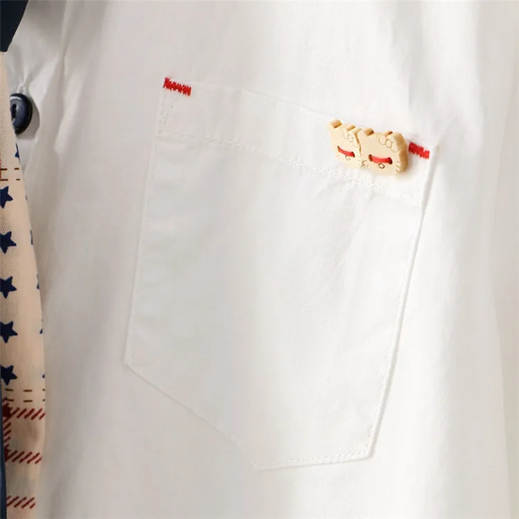 Веселая Красивая Японский в стиле «Mori Girl осень белая блузка Для женщин милый кавайный Котик с галстуком-бабочкой школьная Униформа элегантный дизайн женская рубашка
