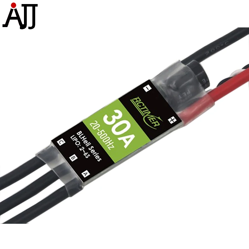 

Rctimer Mini 30A ESC OPTO BLHeli 14.1 Firmware Without BEC BLM306 Oneshot 125 Support 2-6S LiPo DIY Mulitrotor Speed Controller