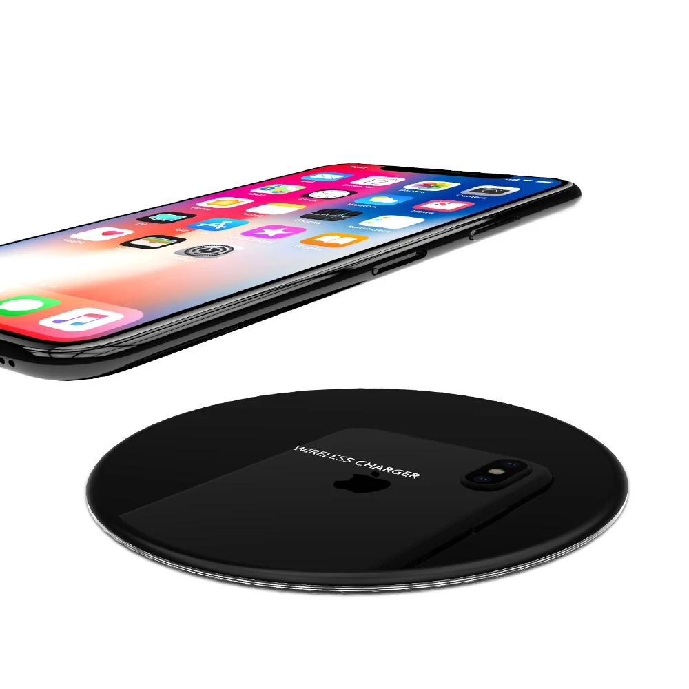 Оригинальное быстрое портативное беспроводное зарядное устройство для iPhone X 8 Plus