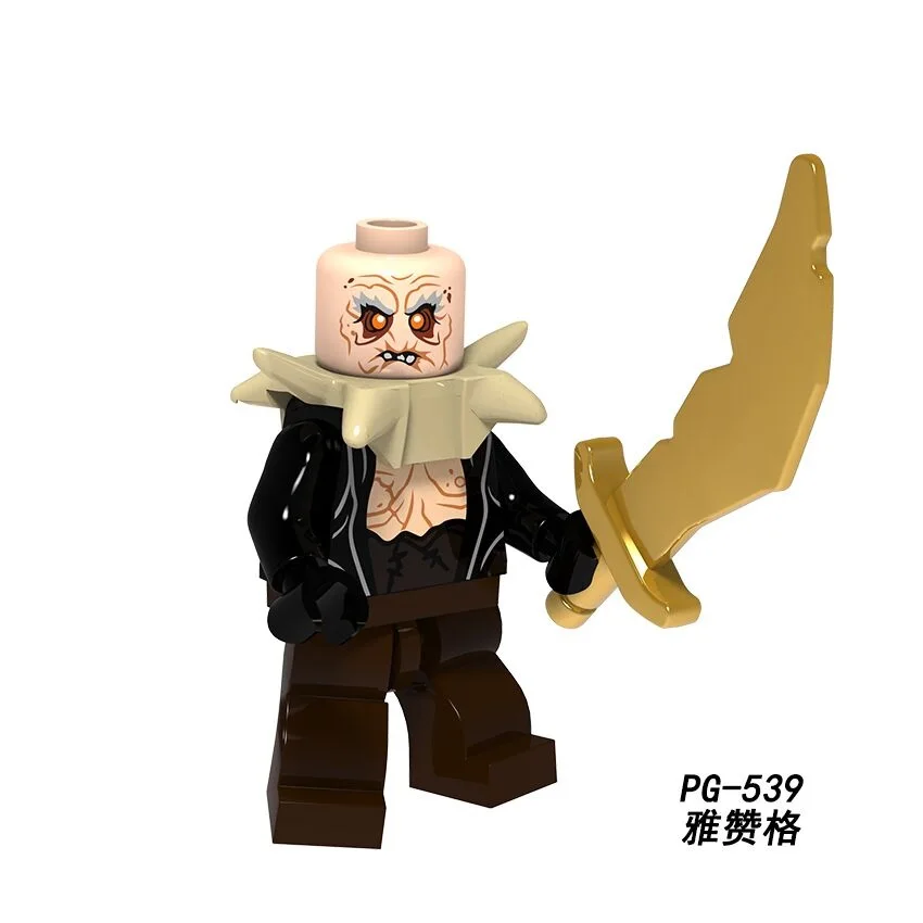 

50pcs pg539 The Figures Super Heroes Strong Orc Bilbo Azog Yazneg Bombur Building Blocks Children Toy compatible legoings