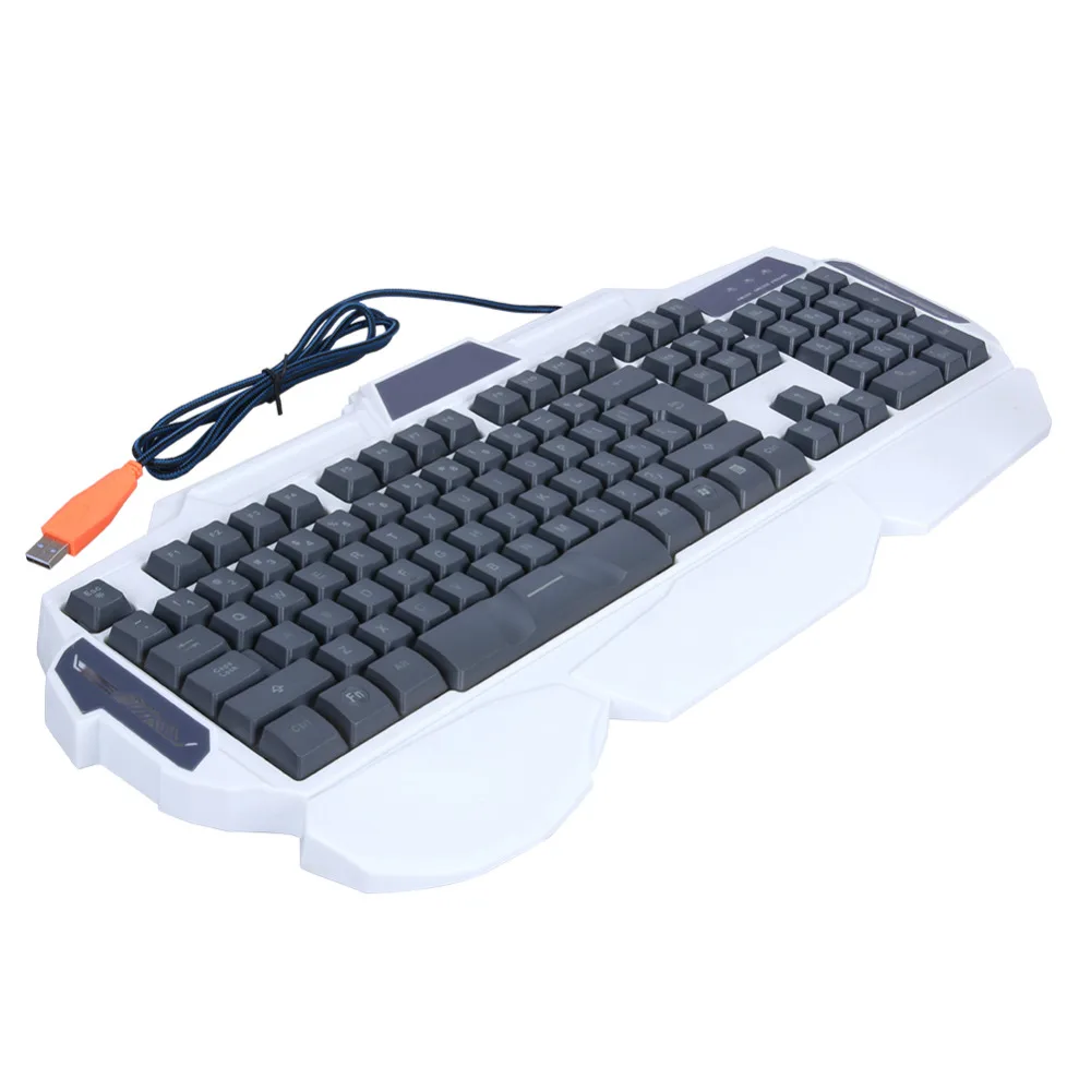 

Waterproof 3 Color Mechanical Keyboard Laptop Shiny Professional Gaming Keyboard USB Wired Computer Keyboard for PC Gamer