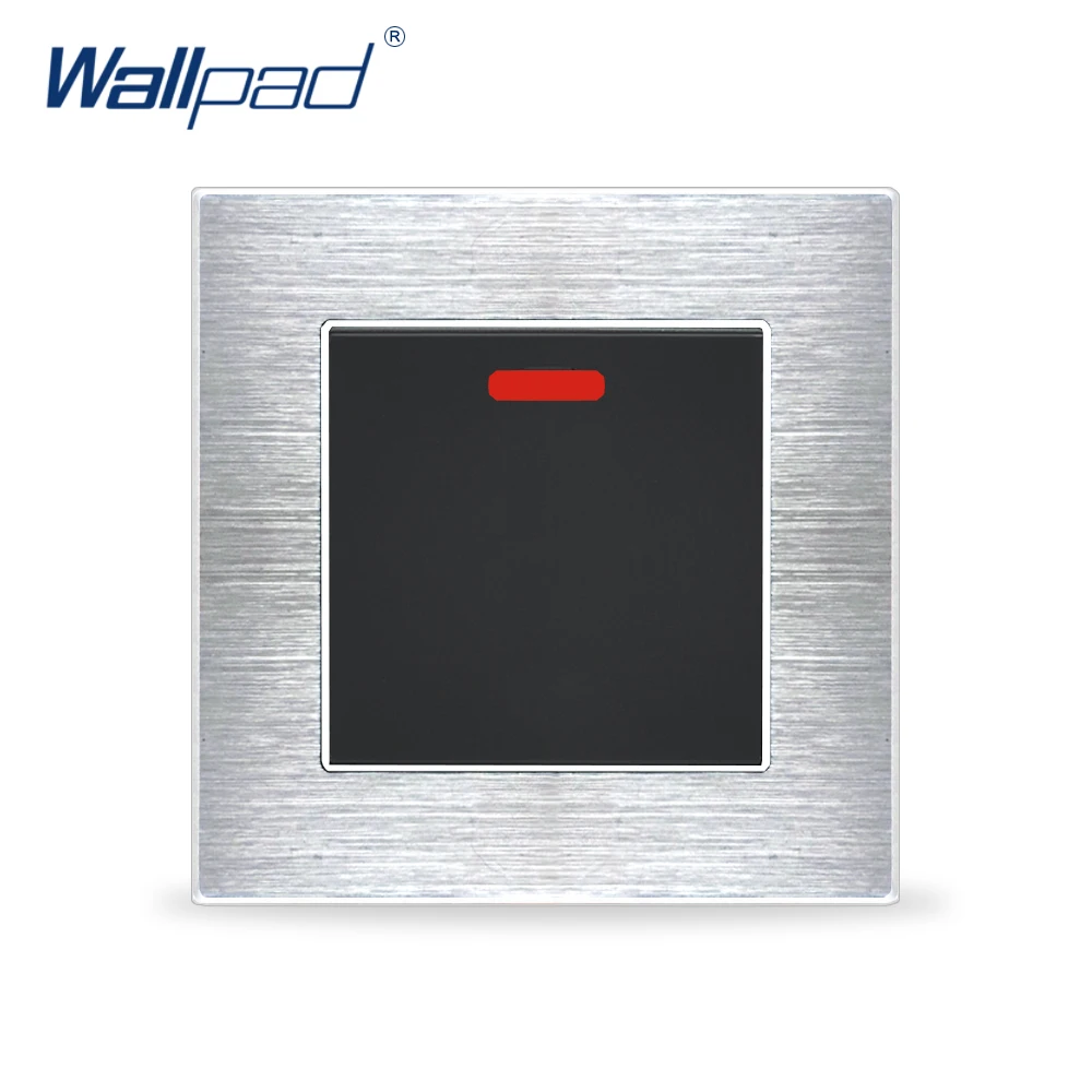 Buy New Arrival 20A Water Heater Switch Wallpad Luxury Wall Light Switch Satin