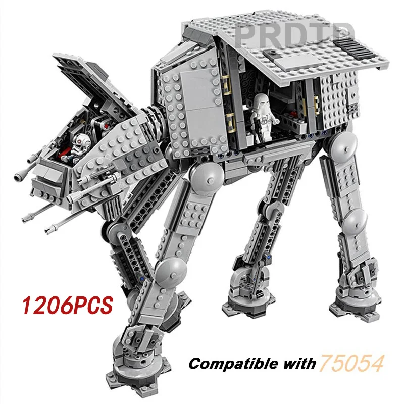 

1206pcs Building Blocks 75054 Legoingly StarWars Diy Star Wars Force Awaken AT-AT Transpotation Armored Robot Bricks Toys