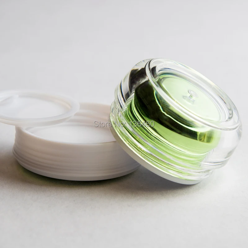 acrylic cream jar