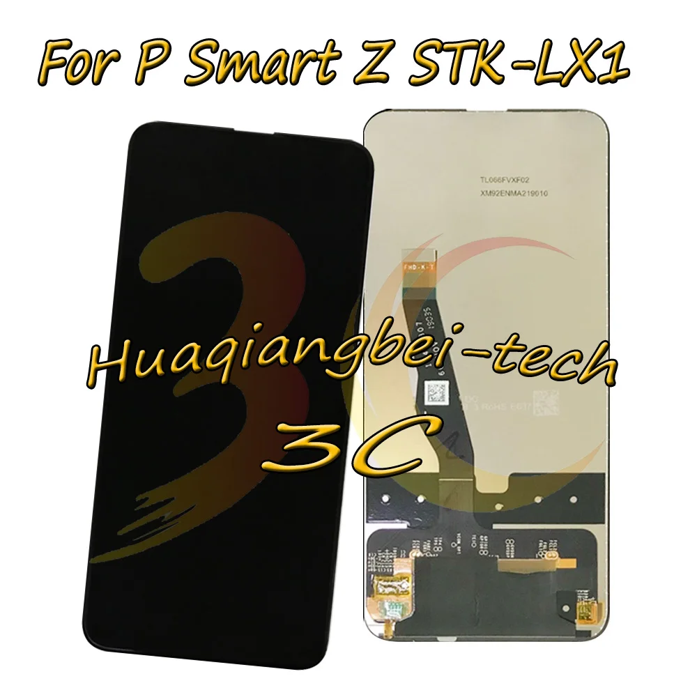 6.59'' New For Hua wei P Smart Z STK-LX1 / STK-L21 Full LCD DIsplay + Touch Screen Digitizer Assembly With Frame 100% Tested |