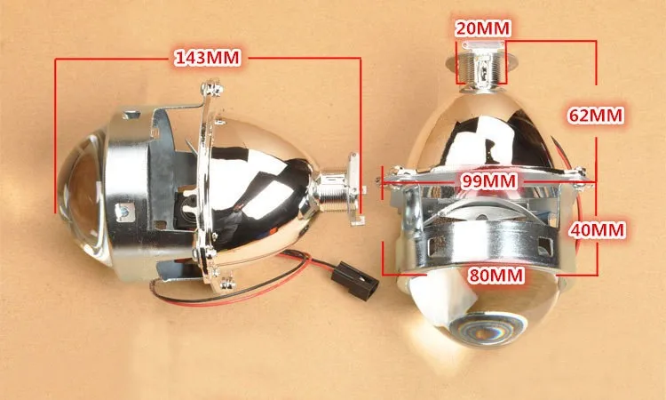 Autoki обновление супер 3.0 дюйма металлический bi xenon объектив проектора использование H1 ксеноновая лампа для автомобильных фар